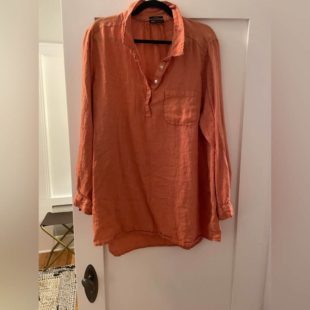 Linen shirt tunic style